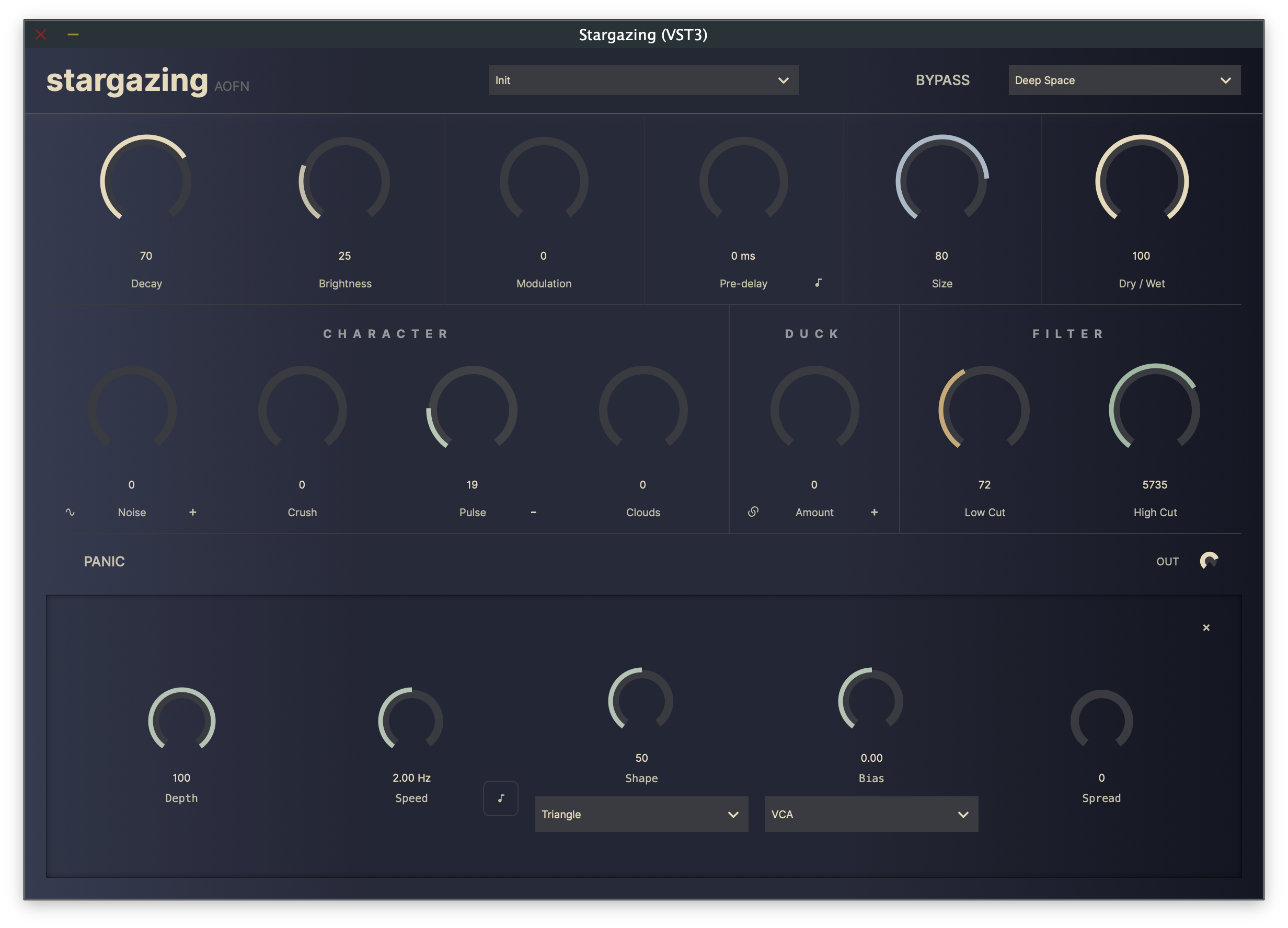 Stargazing plugin interface