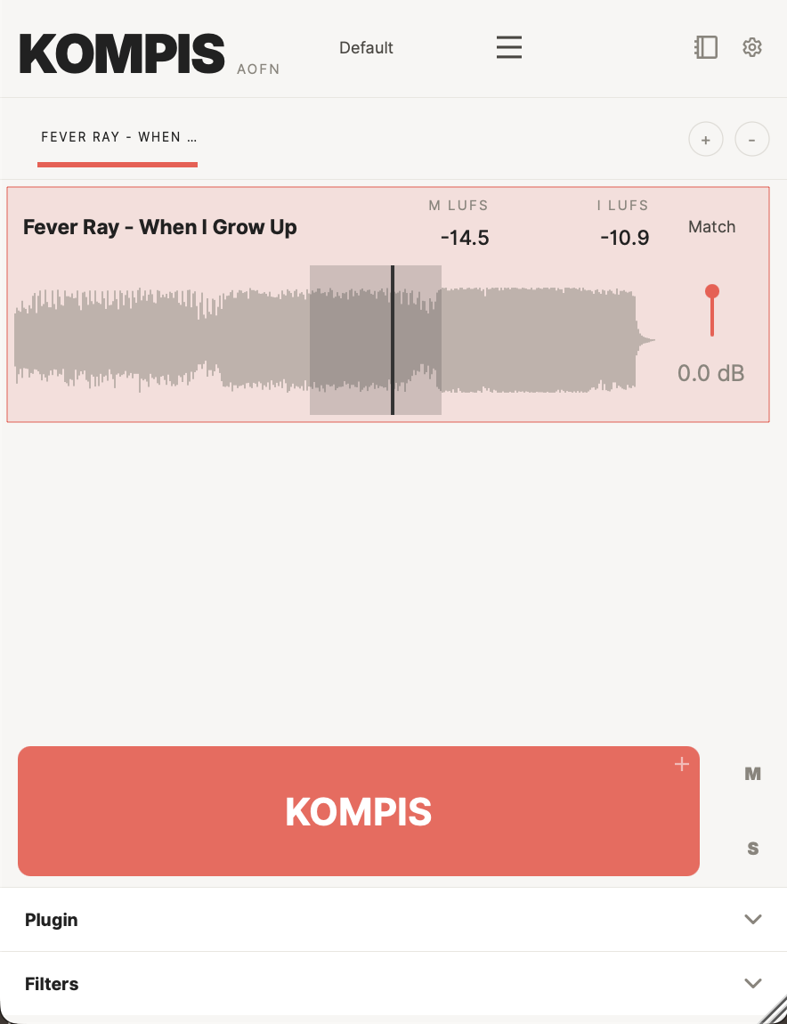 Kompis light mode