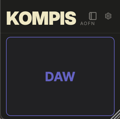 Kompis dark mode tiny
